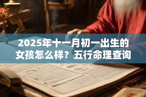 详细阅读:2025年十一月初一出生的女孩怎么样?五行命理查询 2025年十一月初一出生的女孩怎么样?五行命理查询