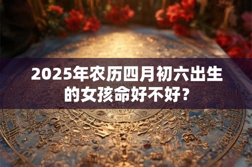 2025年农历四月初六出生的女孩命好不好？