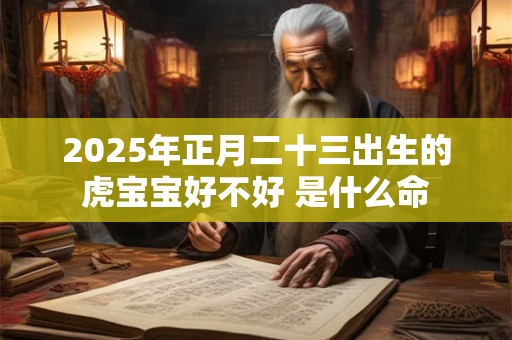 2025年正月二十三出生的虎宝宝好不好 是什么命