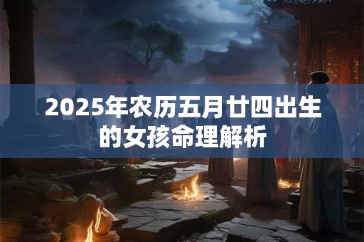 2025年农历五月廿四出生的女孩命理解析