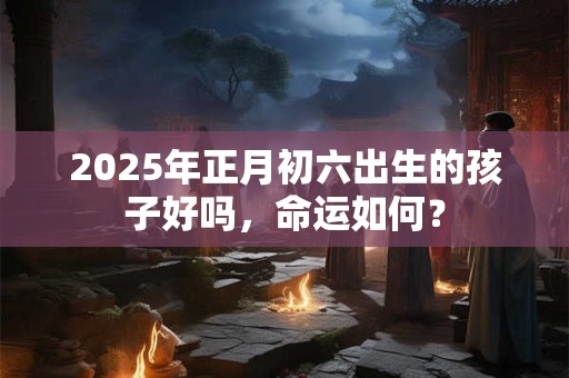 2025年正月初六出生的孩子好吗，命运如何？