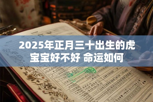 2025年正月三十出生的虎宝宝好不好 命运如何