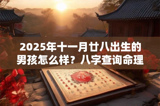 2025年十一月廿八出生的男孩怎么样？八字查询命理