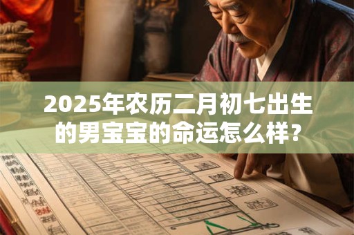 2025年农历二月初七出生的男宝宝的命运怎么样？