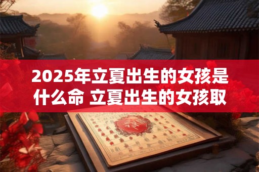 2025年立夏出生的女孩是什么命 立夏出生的女孩取名字