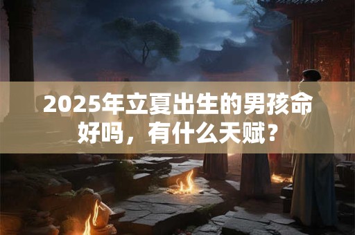 2025年立夏出生的男孩命好吗，有什么天赋？