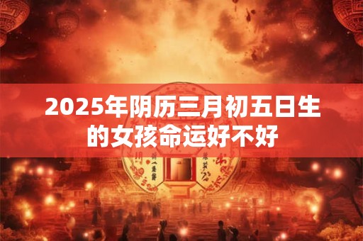 2025年阴历三月初五日生的女孩命运好不好