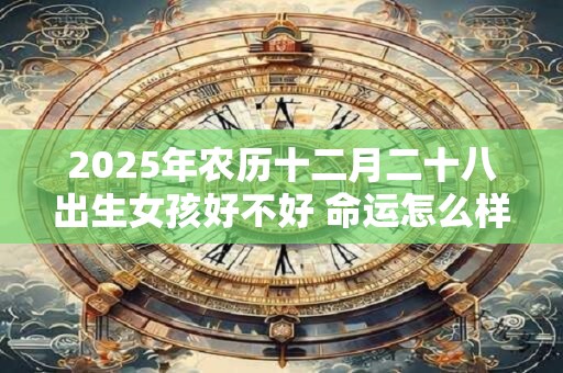 2025年农历十二月二十八出生女孩好不好 命运怎么样