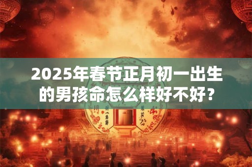 2025年春节正月初一出生的男孩命怎么样好不好？