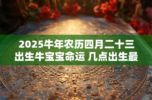 2025牛年农历四月二十三出生牛宝宝命运 几点出生最好