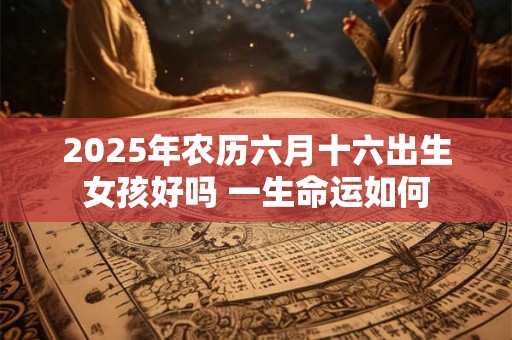 2025年农历六月十六出生女孩好吗 一生命运如何