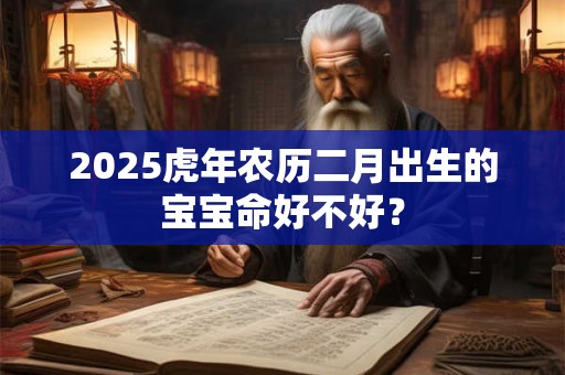 2025虎年农历二月出生的宝宝命好不好？