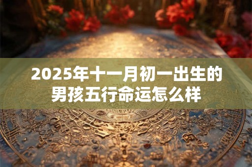 2025年十一月初一出生的男孩五行命运怎么样