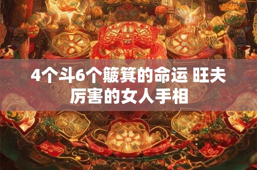 4个斗6个簸箕的命运 旺夫厉害的女人手相
