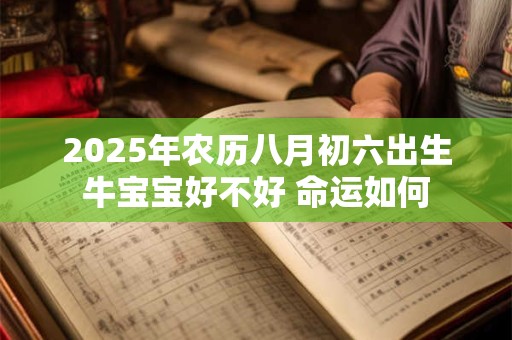 2025年农历八月初六出生牛宝宝好不好 命运如何