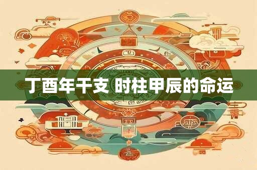 丁酉年干支 时柱甲辰的命运