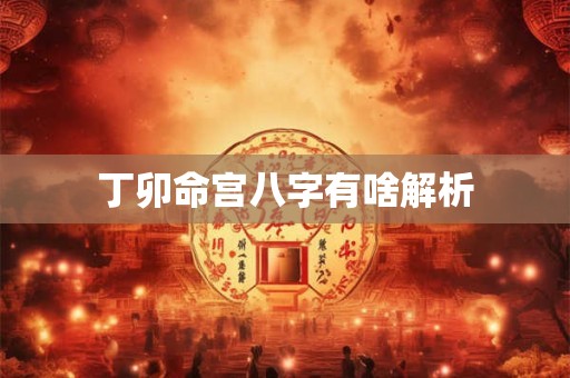 丁卯命宫八字有啥解析