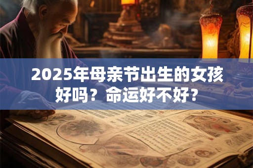 2025年母亲节出生的女孩好吗？命运好不好？