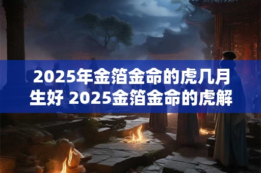 2025年金箔金命的虎几月生好 2025金箔金命的虎解析