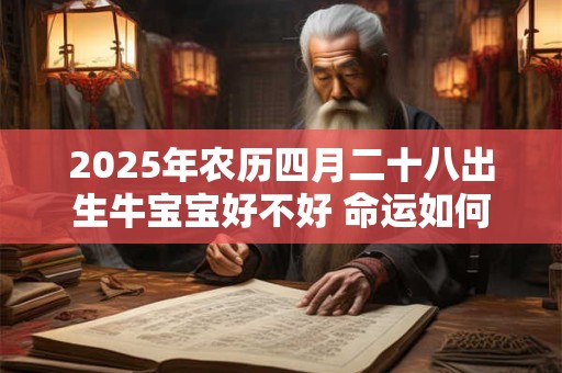 2025年农历四月二十八出生牛宝宝好不好 命运如何