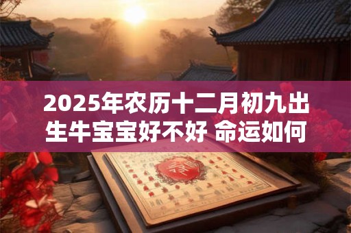 2025年农历十二月初九出生牛宝宝好不好 命运如何