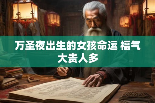 万圣夜出生的女孩命运 福气大贵人多