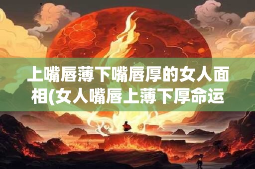 上嘴唇薄下嘴唇厚的女人面相(女人嘴唇上薄下厚命运)