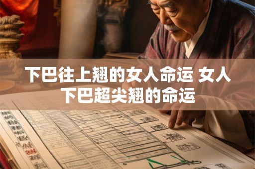 下巴往上翘的女人命运 女人下巴超尖翘的命运