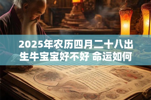 2025年农历四月二十八出生牛宝宝好不好 命运如何