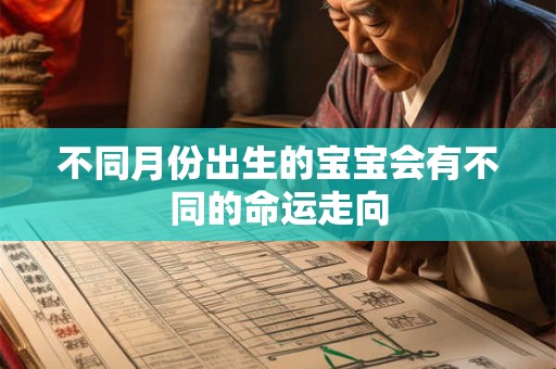 不同月份出生的宝宝会有不同的命运走向