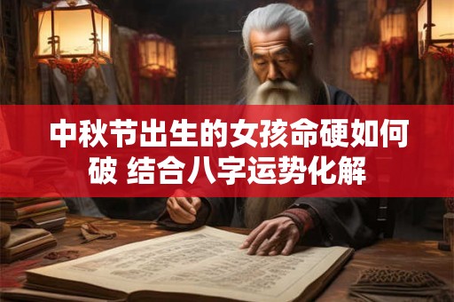中秋节出生的女孩命硬如何破 结合八字运势化解