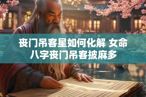 丧门吊客星如何化解 女命八字丧门吊客披麻多