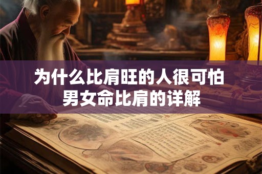 为什么比肩旺的人很可怕 男女命比肩的详解