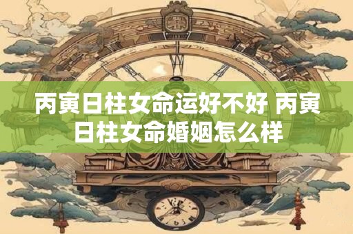 丙寅日柱女命运好不好 丙寅日柱女命婚姻怎么样