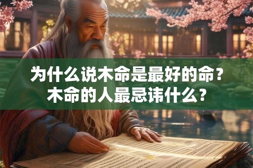 为什么说木命是最好的命？木命的人最忌讳什么？