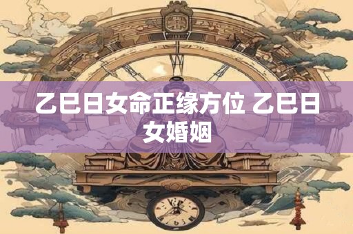 乙巳日女命正缘方位 乙巳日女婚姻