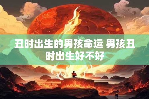 丑时出生的男孩命运 男孩丑时出生好不好