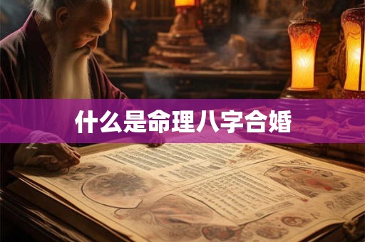 什么是命理八字合婚