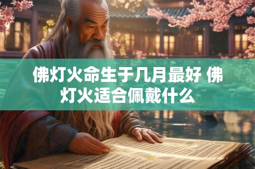 佛灯火命生于几月最好 佛灯火适合佩戴什么
