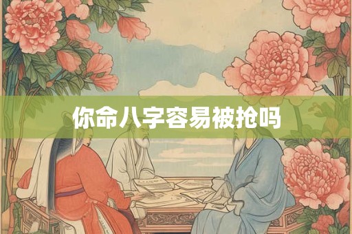 你命八字容易被抢吗