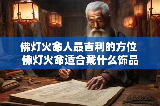 佛灯火命人最吉利的方位 佛灯火命适合戴什么饰品