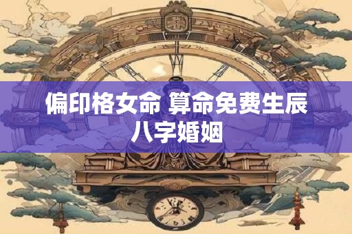 偏印格女命 算命免费生辰八字婚姻