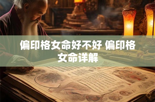 偏印格女命好不好 偏印格女命详解