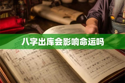 八字出库会影响命运吗