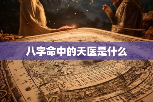 八字命中的天医是什么