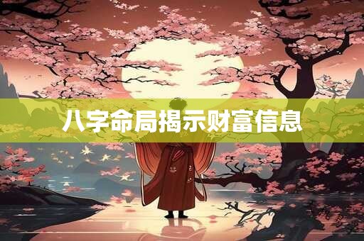 八字命局揭示财富信息