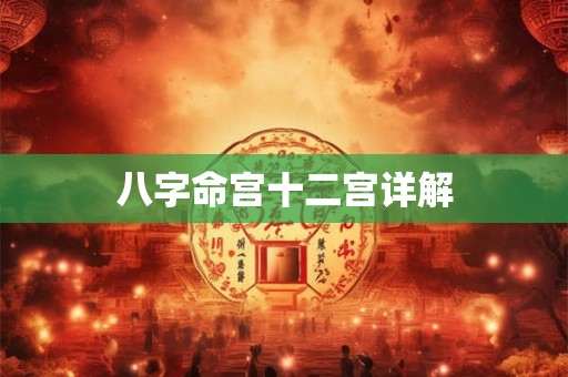 八字命宫十二宫详解