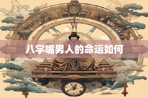 八字嘴男人的命运如何