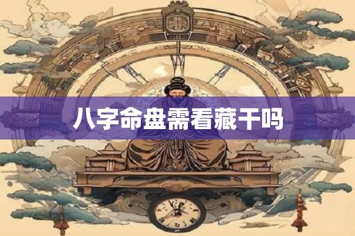 八字命盘需看藏干吗