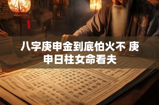 八字庚申金到底怕火不 庚申日柱女命看夫